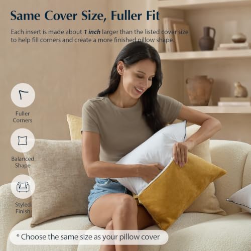 Pacific Coast Goose Feather Decorative Pillow Inserts