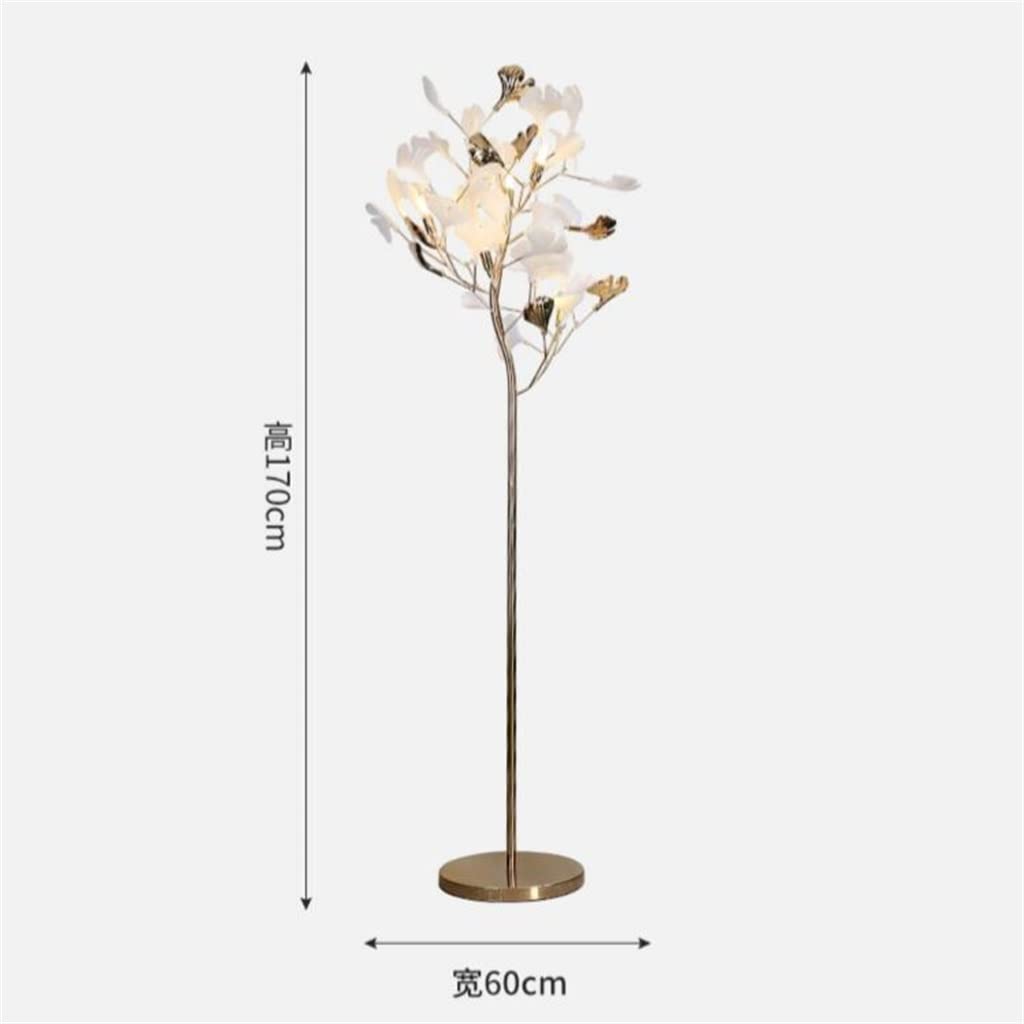 Ginkgo Biloba Leaf Floor Lamp Bedside Lamp Homestay Living Room Sofa Vertical Desk Lamp