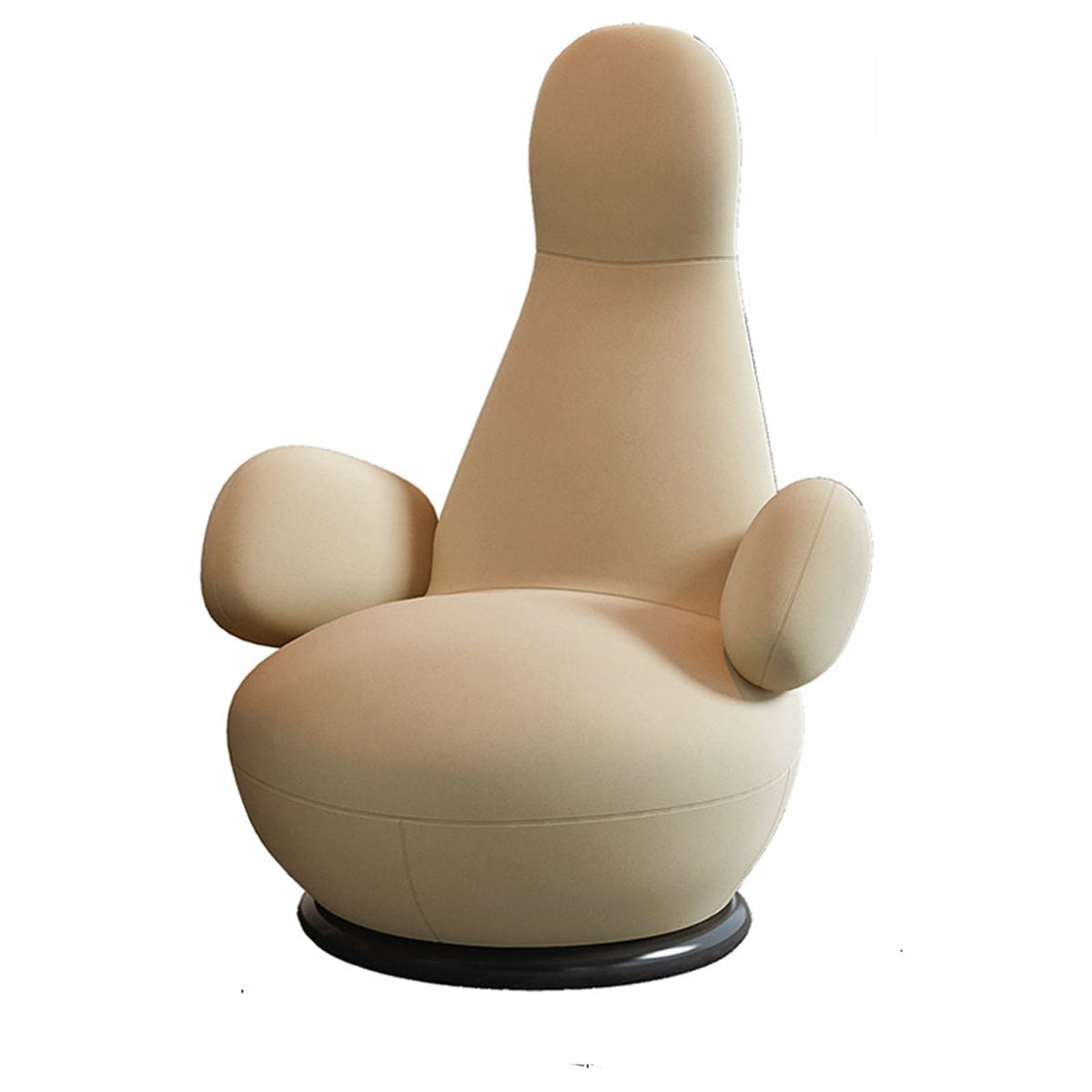 JOSOGO 360° Swivel Velvet Upholstered Accent Chair