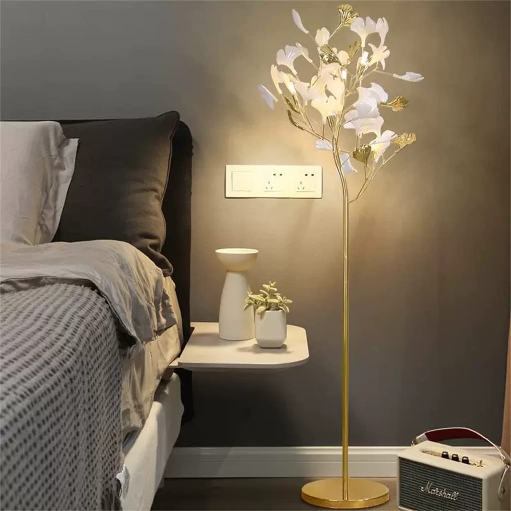 Ginkgo Biloba Leaf Floor Lamp Bedside Lamp Homestay Living Room Sofa Vertical Desk Lamp