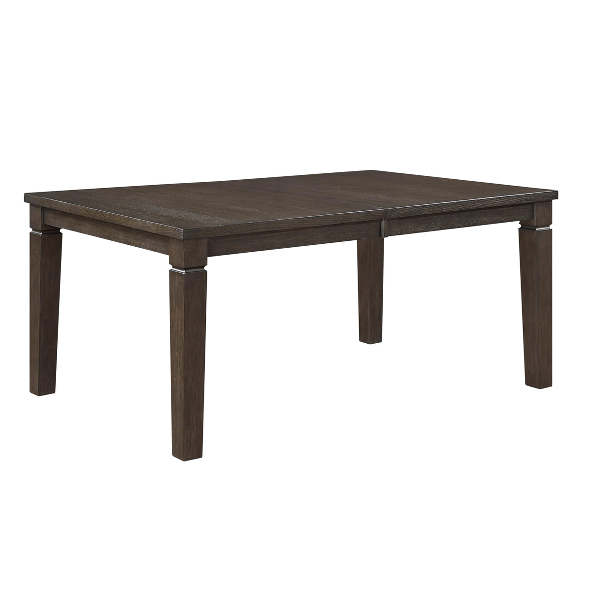 6pc Dining Set Dark Espresso Table with Extension Leaf Bench Chairs Comfortable Seats Wooden Dining Furniture