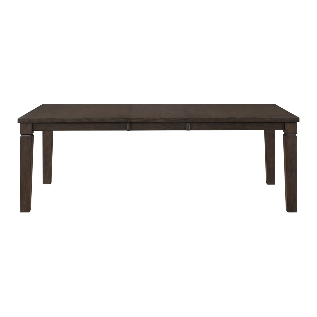 6pc Dining Set Dark Espresso Table with Extension Leaf Bench Chairs Comfortable Seats Wooden Dining Furniture