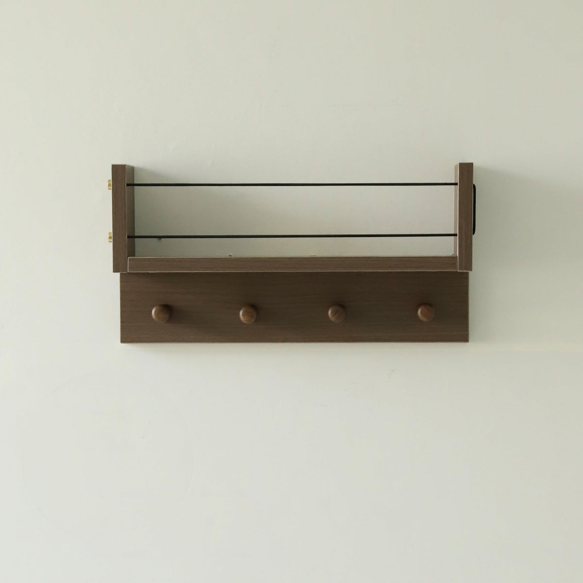 XAOMLP Wooden Wall-Mounted Coat Rack with Hooks