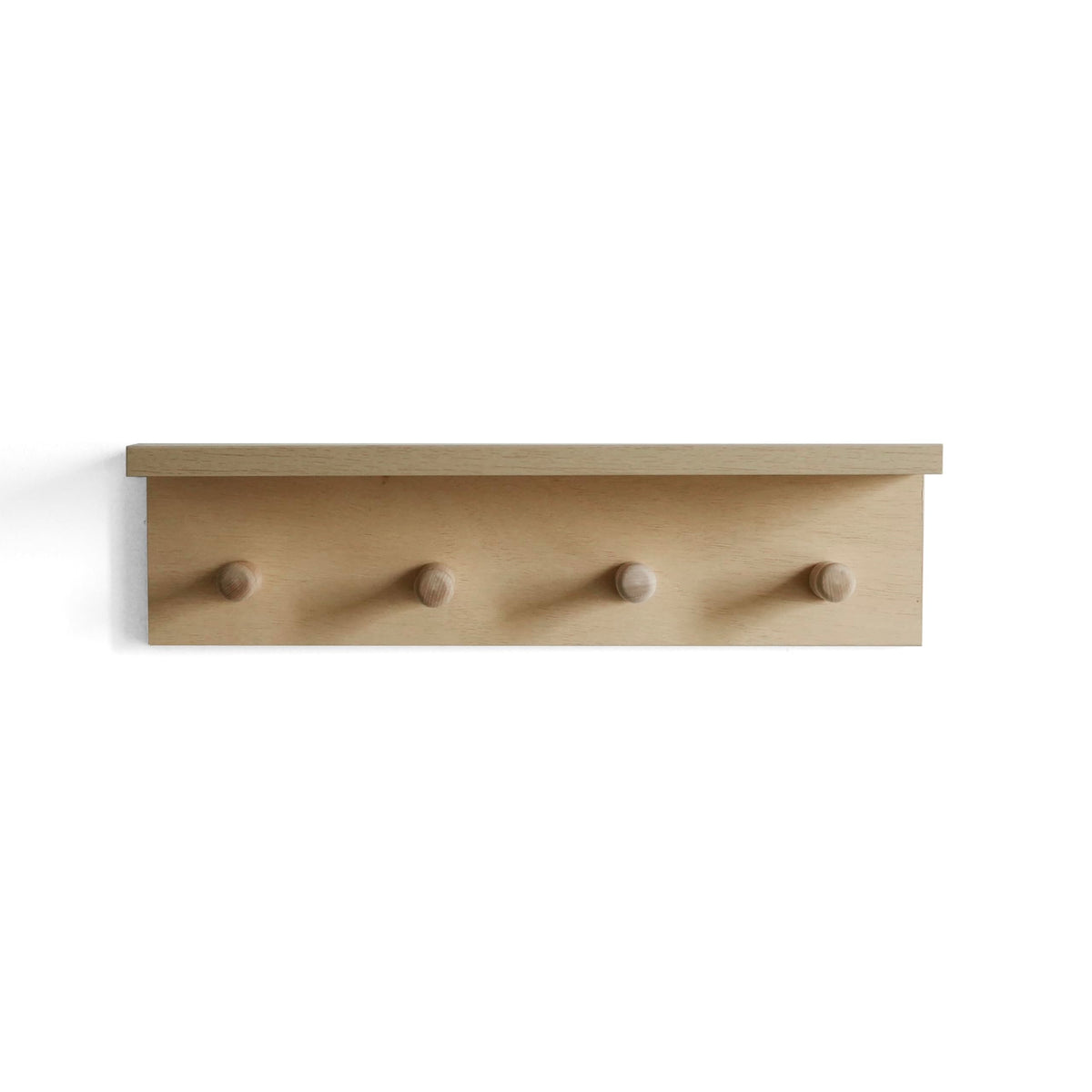 XAOMLP Wooden Wall-Mounted Coat Rack with Hooks
