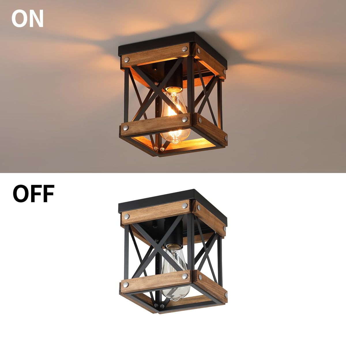 RKUCSR 6712 Ceiling Light Fixture for Indoor Spaces