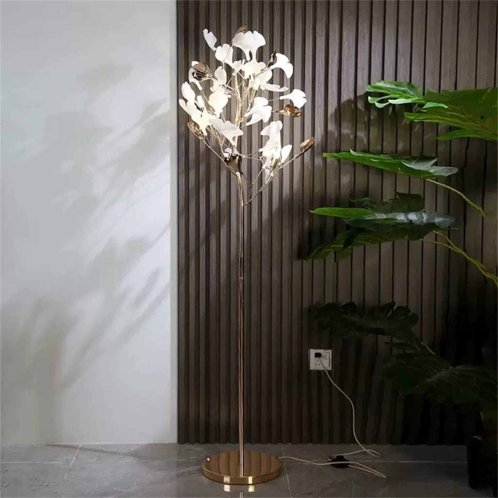 Ginkgo Biloba Leaf Floor Lamp Bedside Lamp Homestay Living Room Sofa Vertical Desk Lamp