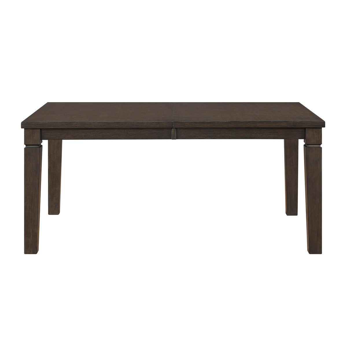 6pc Dining Set Dark Espresso Table with Extension Leaf Bench Chairs Comfortable Seats Wooden Dining Furniture