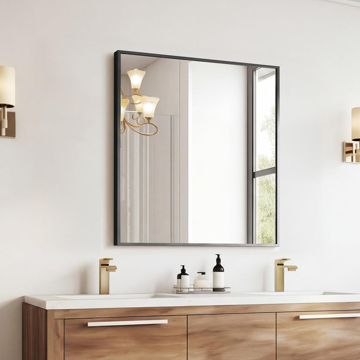 Sweetcrispy Decorative Bathroom Wall Mirror for Home Decor