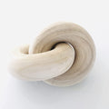 Rool Wooden Knot Chain Link Decor for Shelves & Coffee Tables