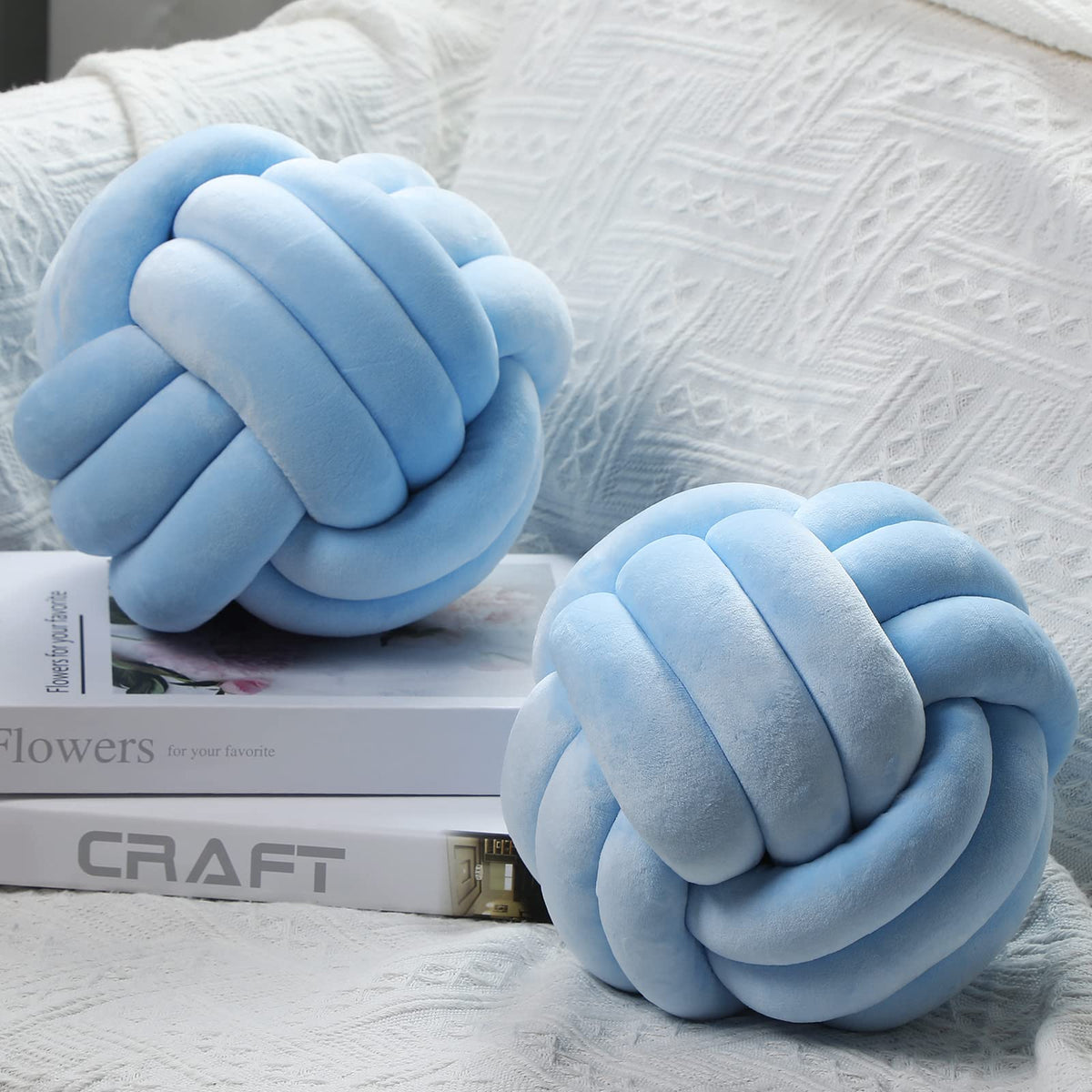 Namalu Decorative Knot Throw Pillows, Set of 2