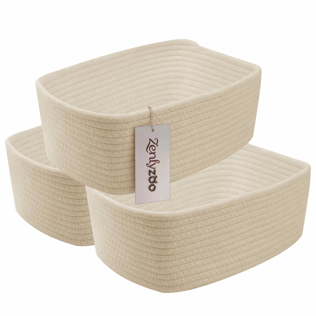 Zenlyzoo Small Storage Baskets for Home Organization