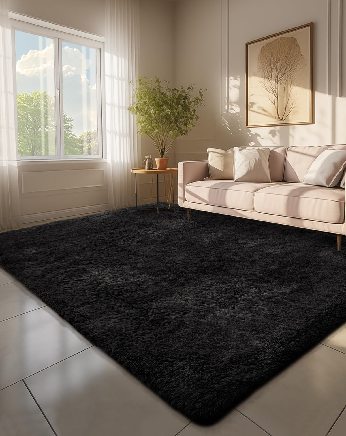 Ophanie Soft Area Rug for Bedroom and Living Room