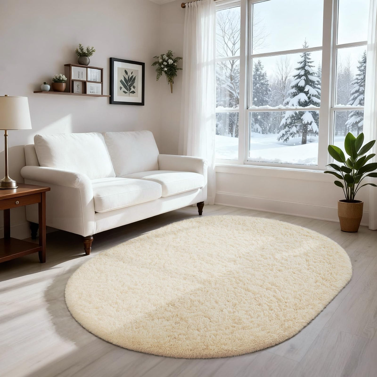 Ophanie Soft Area Rug for Bedroom and Living Room