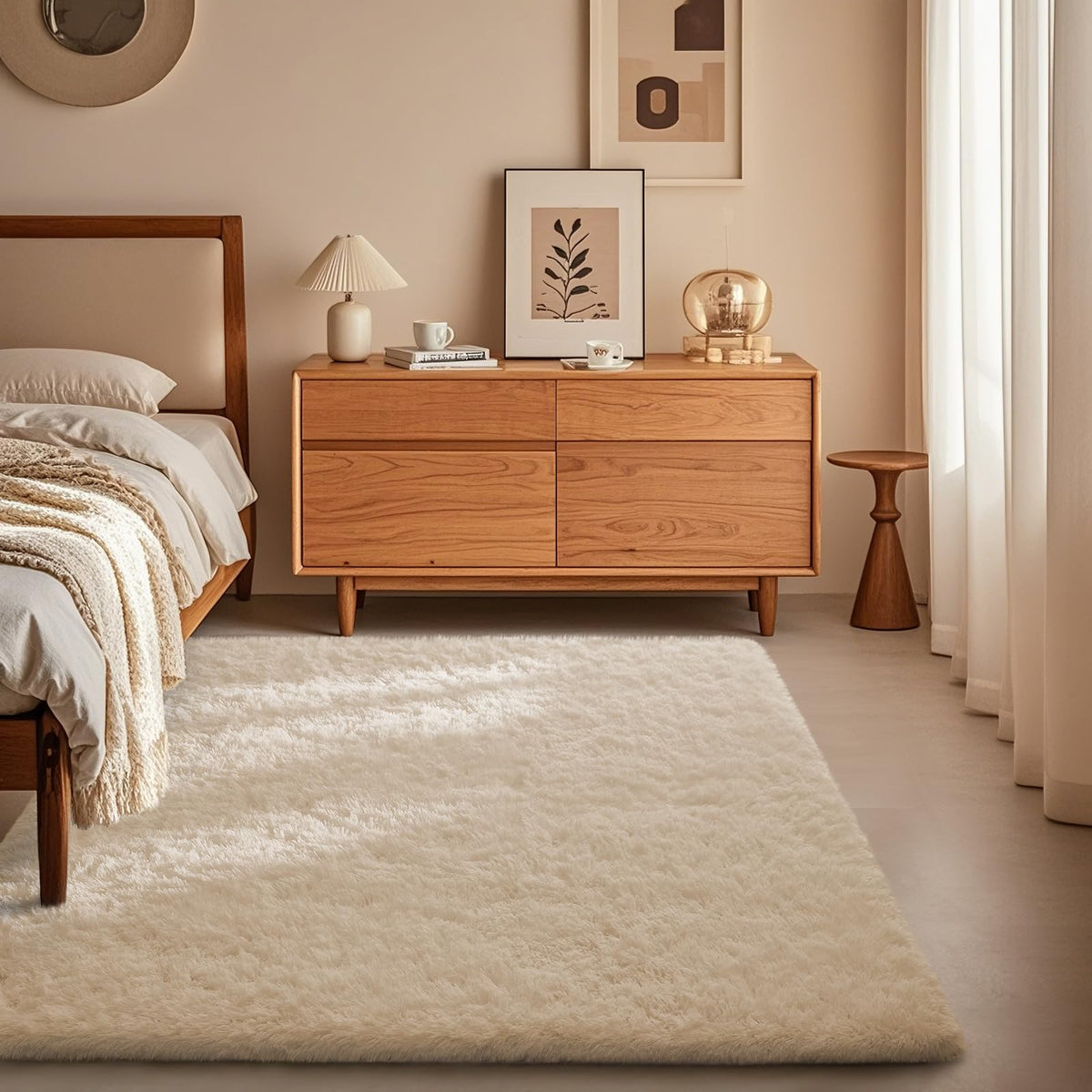 Ophanie Soft Area Rug for Bedroom and Living Room