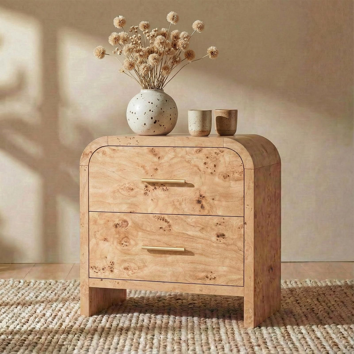 EliteSet Modern Nightstand for Bedroom & Living Room