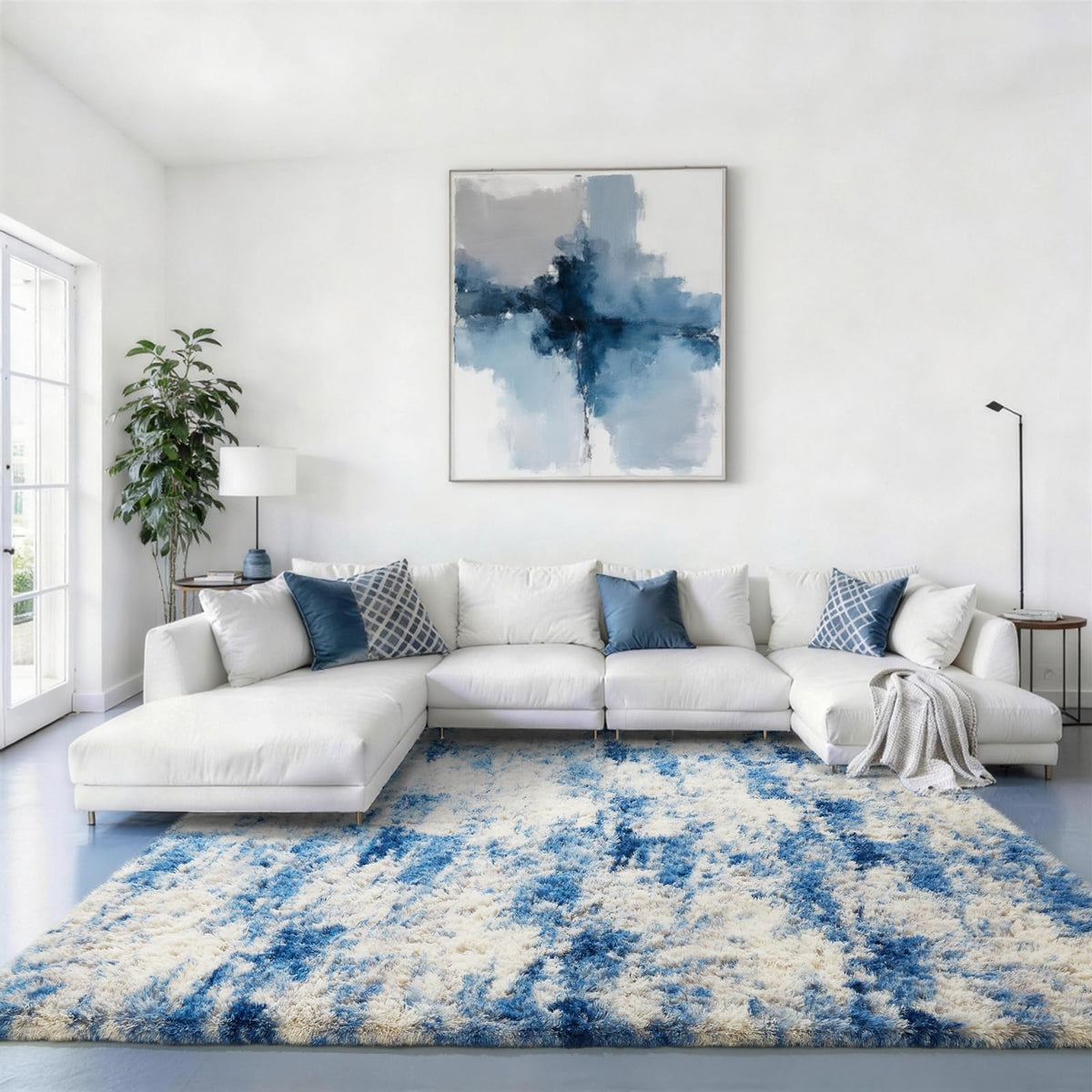 Ophanie Soft Area Rug for Bedroom and Living Room