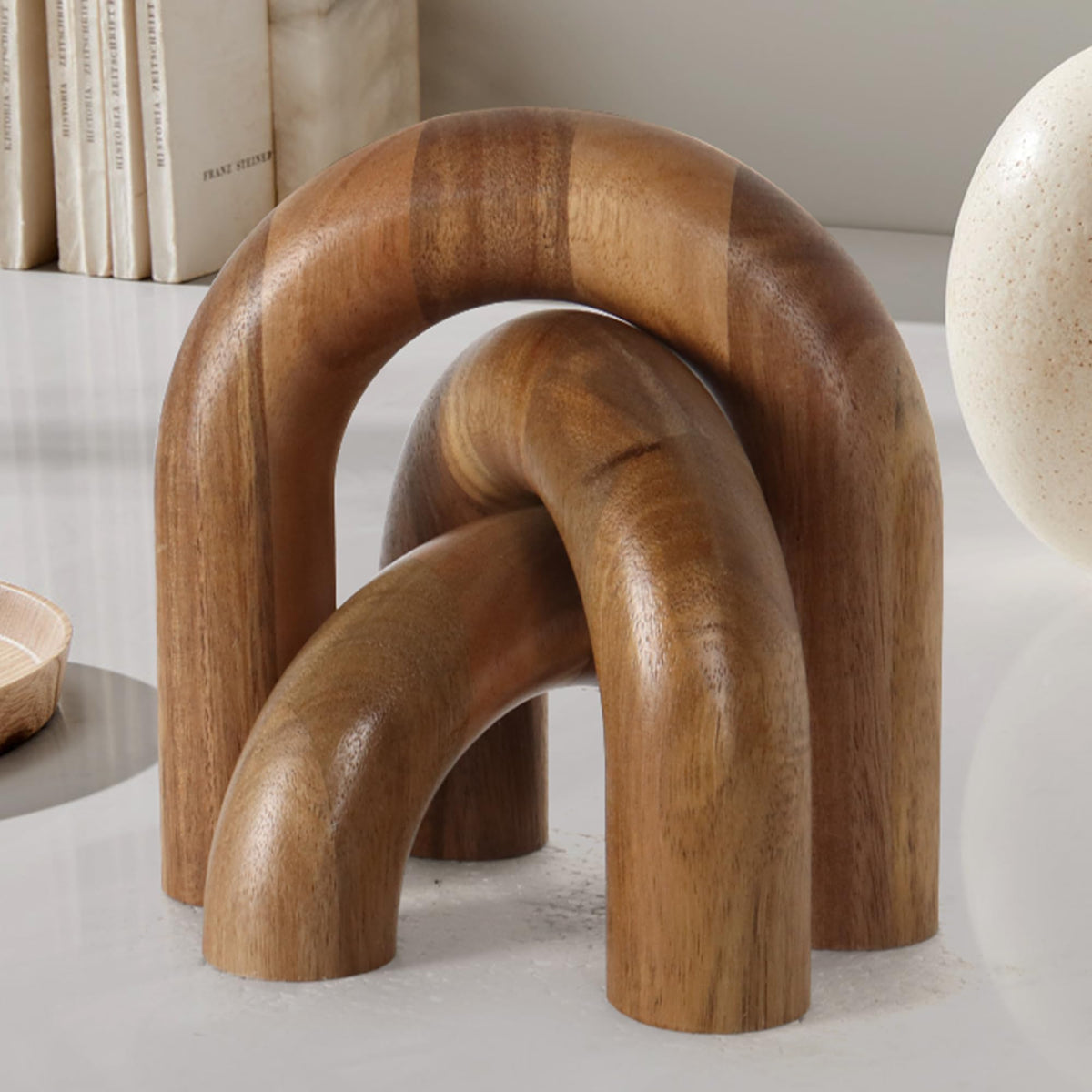 Oakrain Wooden Arch Decorative Accents, Set of 3
