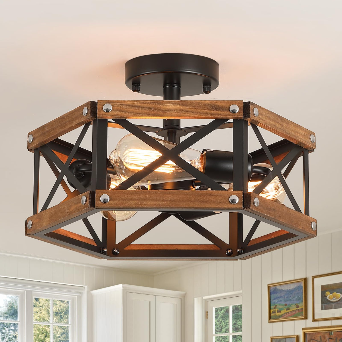 RKUCSR 6712 Ceiling Light Fixture for Indoor Spaces