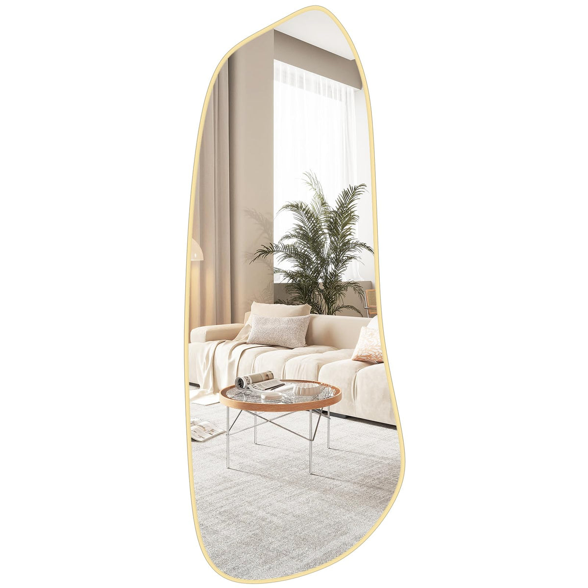 WallBeyond Cobblestone Decorative Wall Mirror