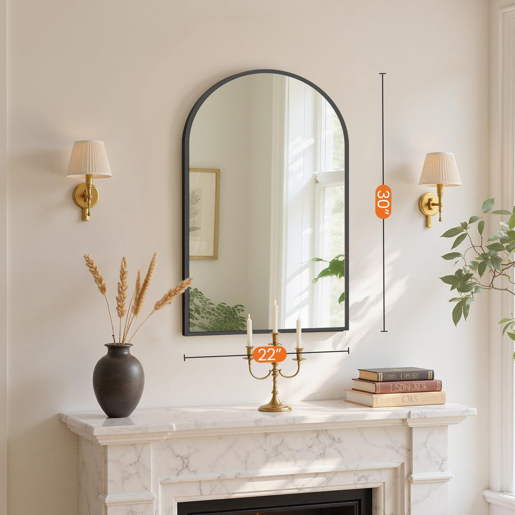 Sweetcrispy Decorative Bathroom Wall Mirror for Home Decor