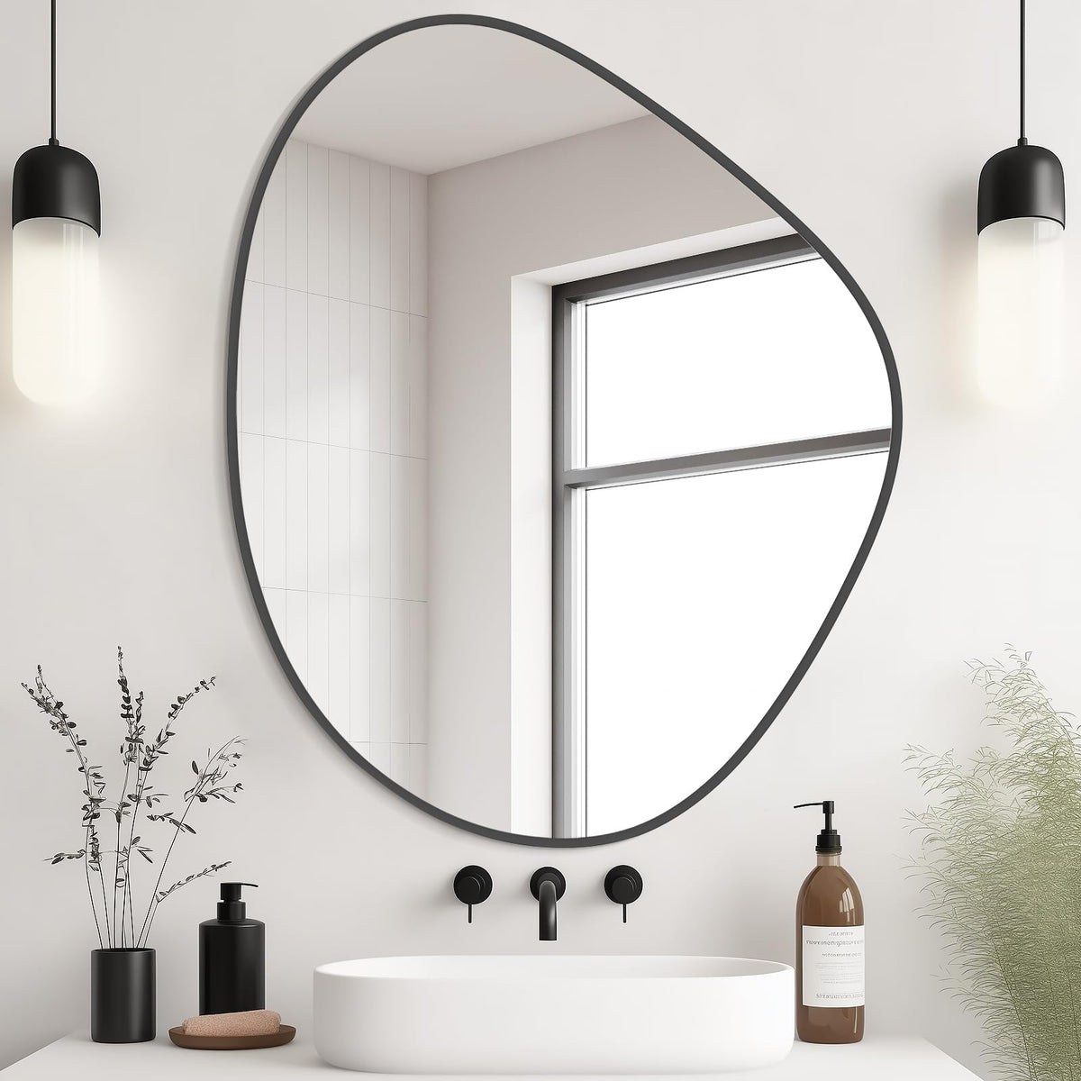 WallBeyond Cobblestone Decorative Wall Mirror