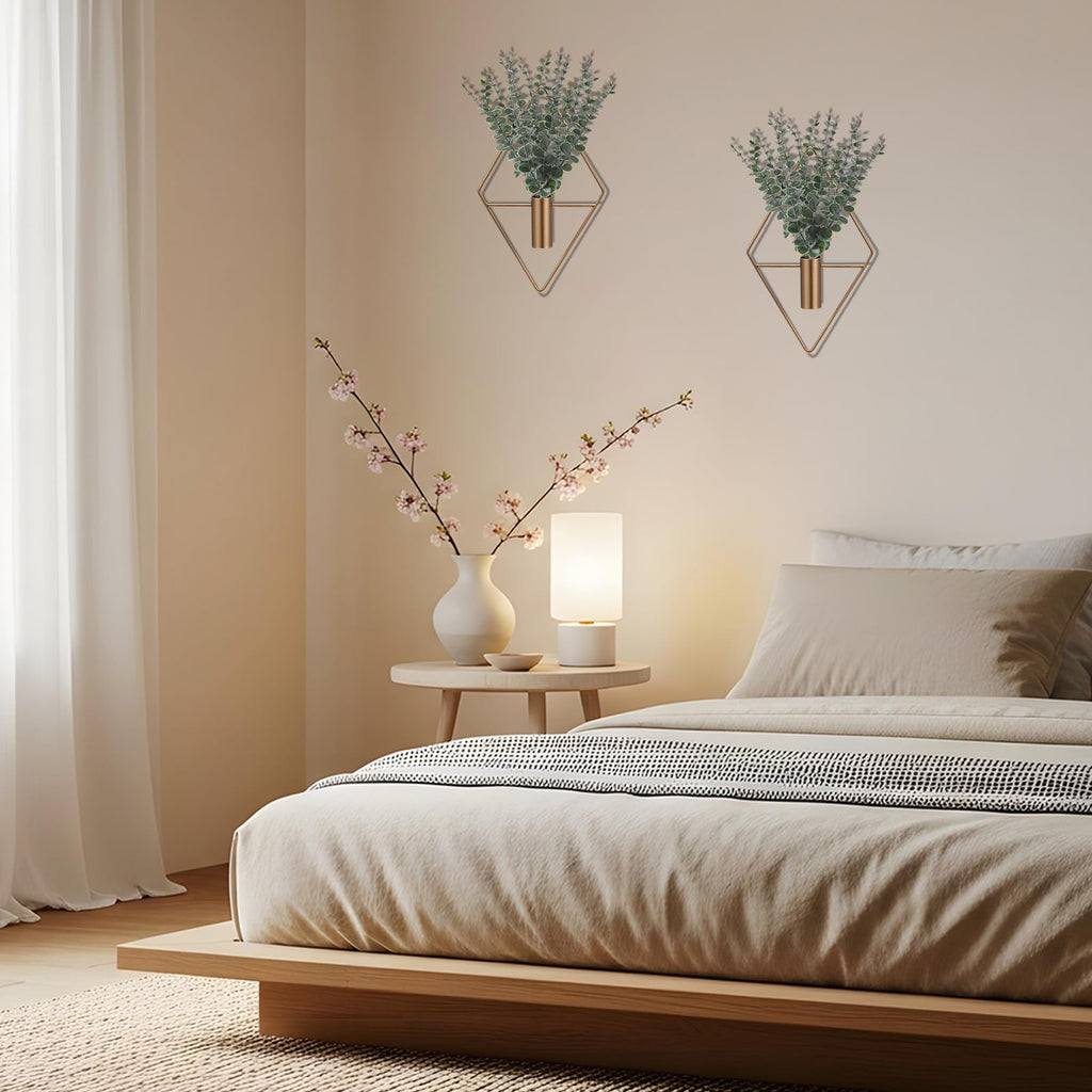 Jexine Hanging Artificial Planters for Wall Decor