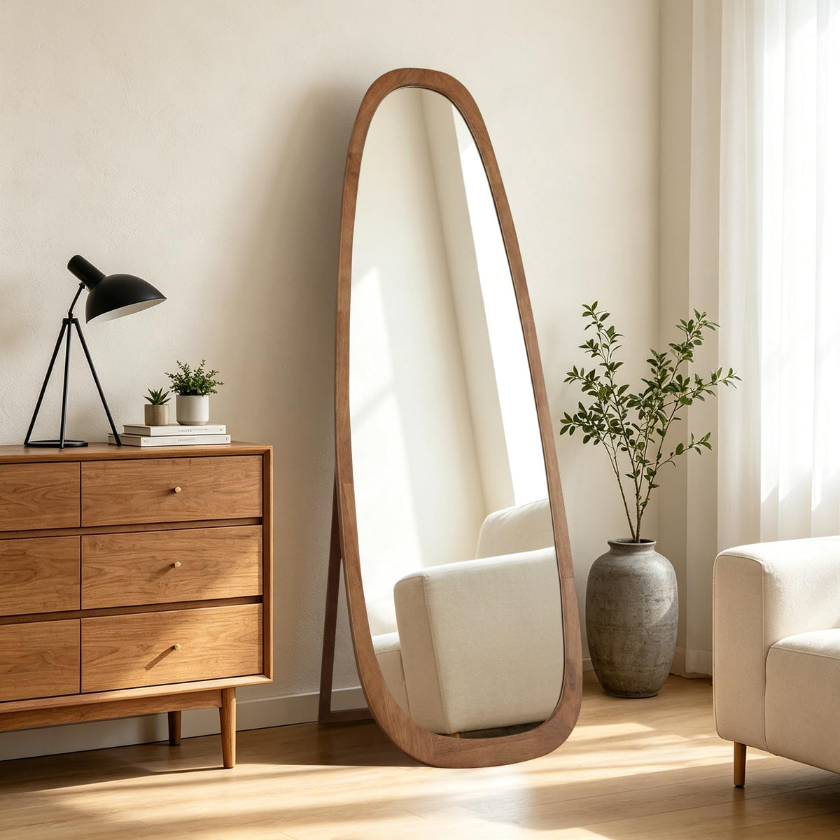 WallBeyond Cobblestone Decorative Wall Mirror