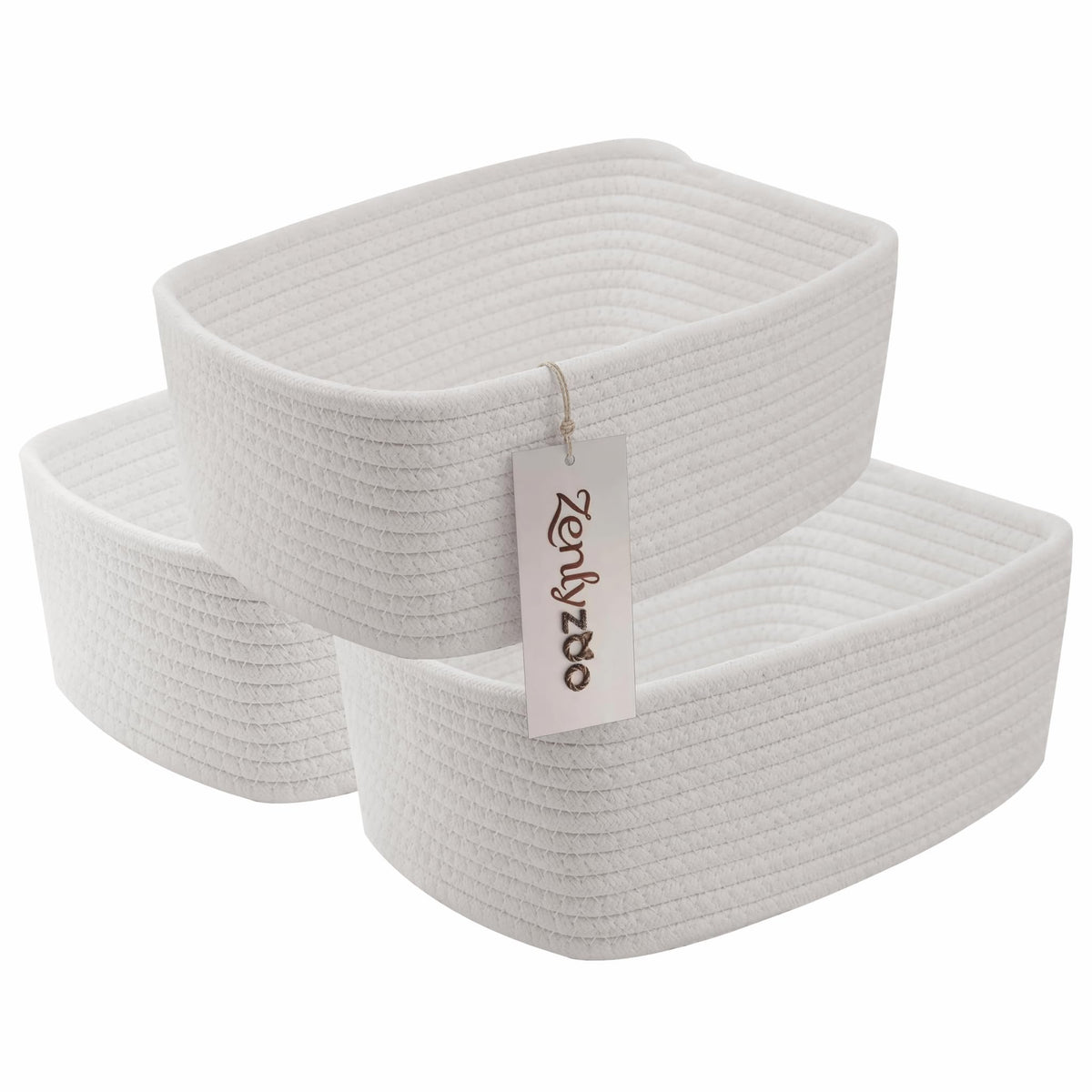 Zenlyzoo Small Storage Baskets for Home Organization