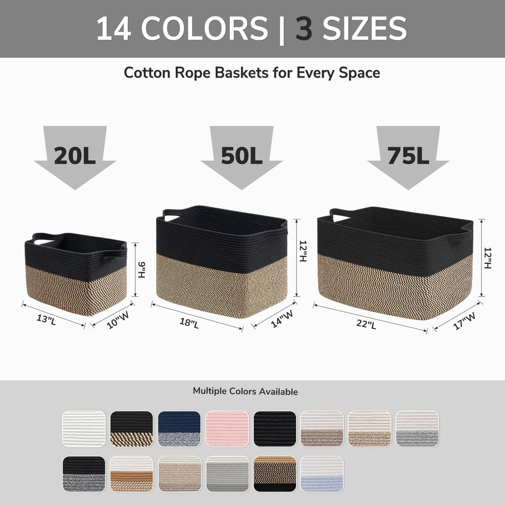 Goodpick Cube Storage Bins for Home & Closet Organization