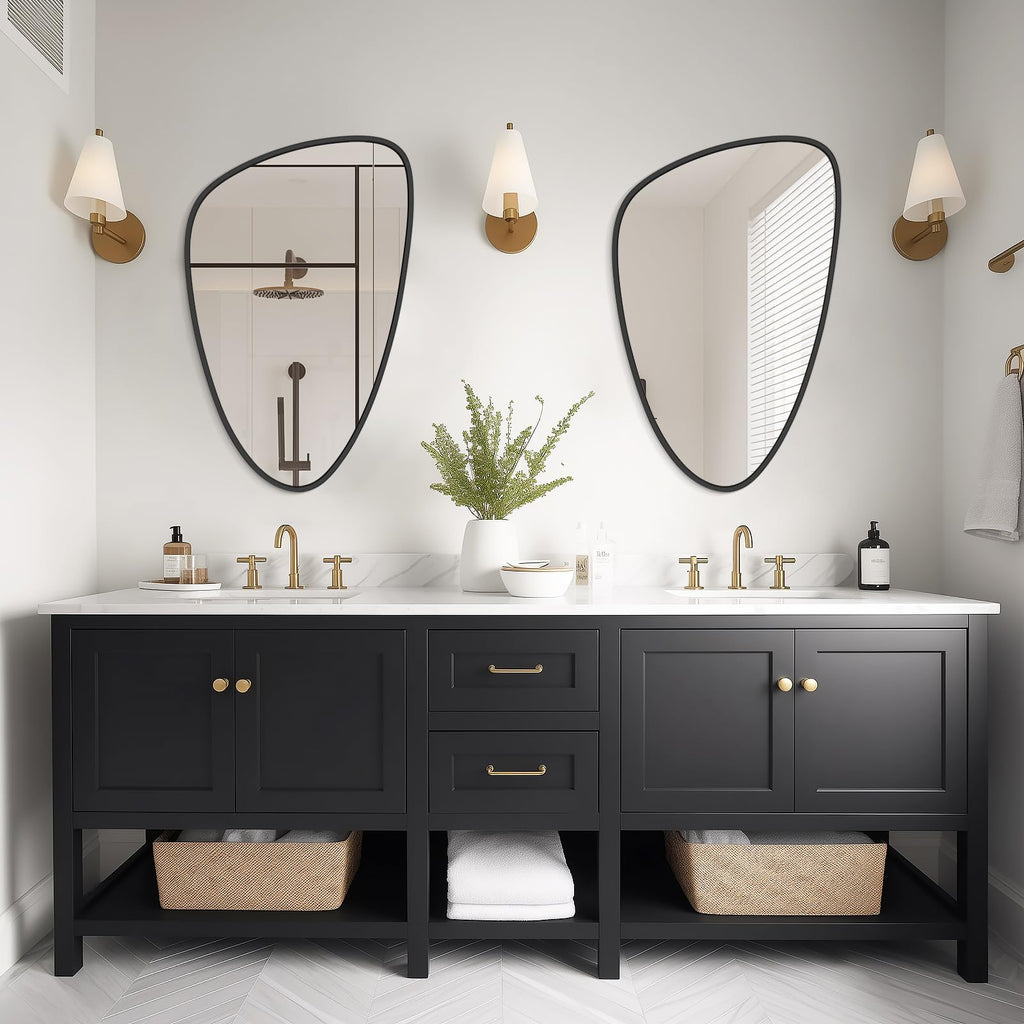 WallBeyond Cobblestone Decorative Wall Mirror