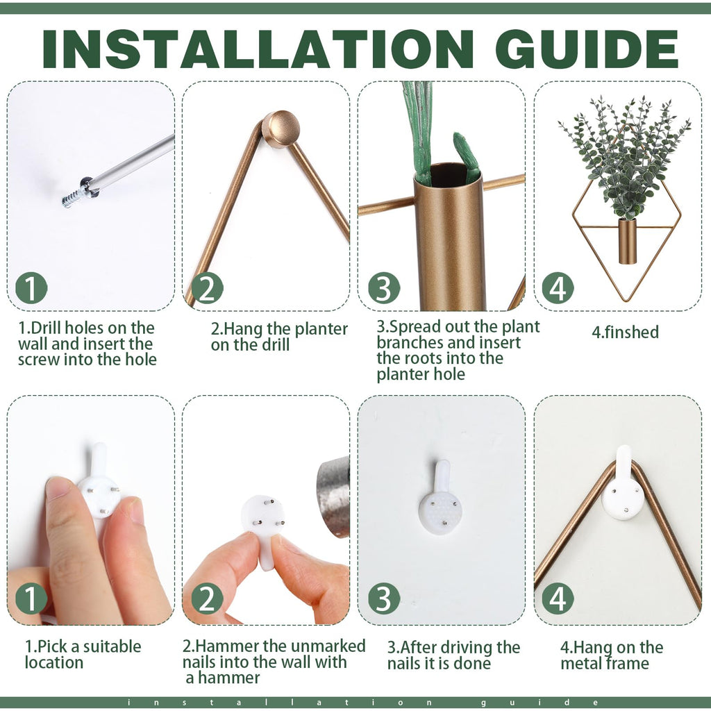 Jexine Hanging Artificial Planters for Wall Decor