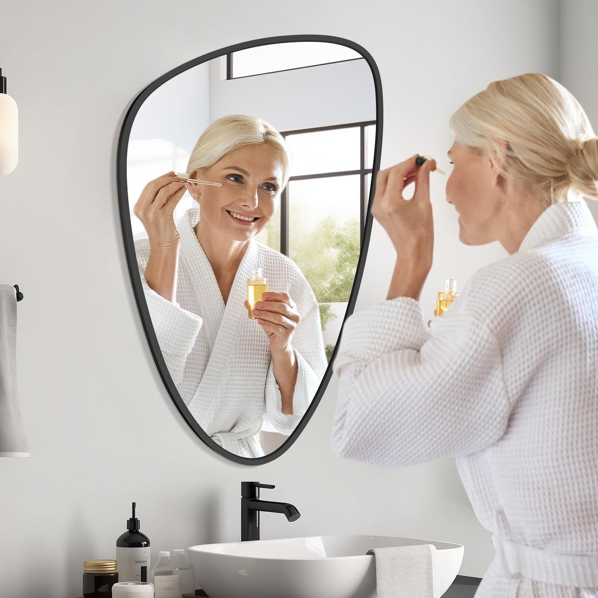 WallBeyond Cobblestone Decorative Wall Mirror