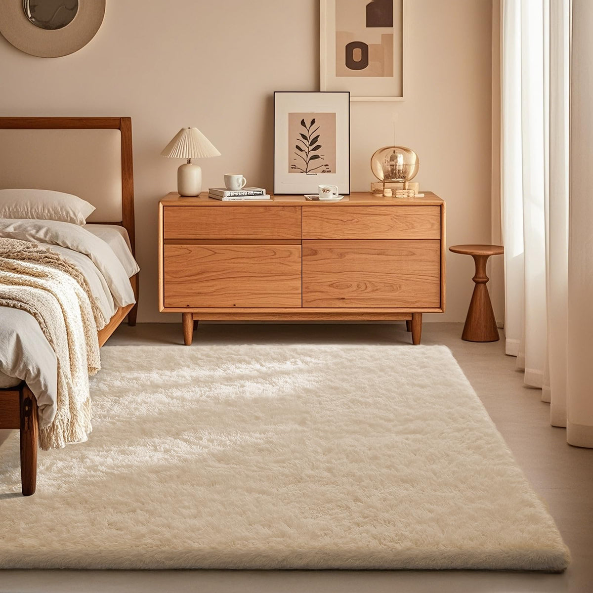 Ophanie Soft Area Rug for Bedroom and Living Room