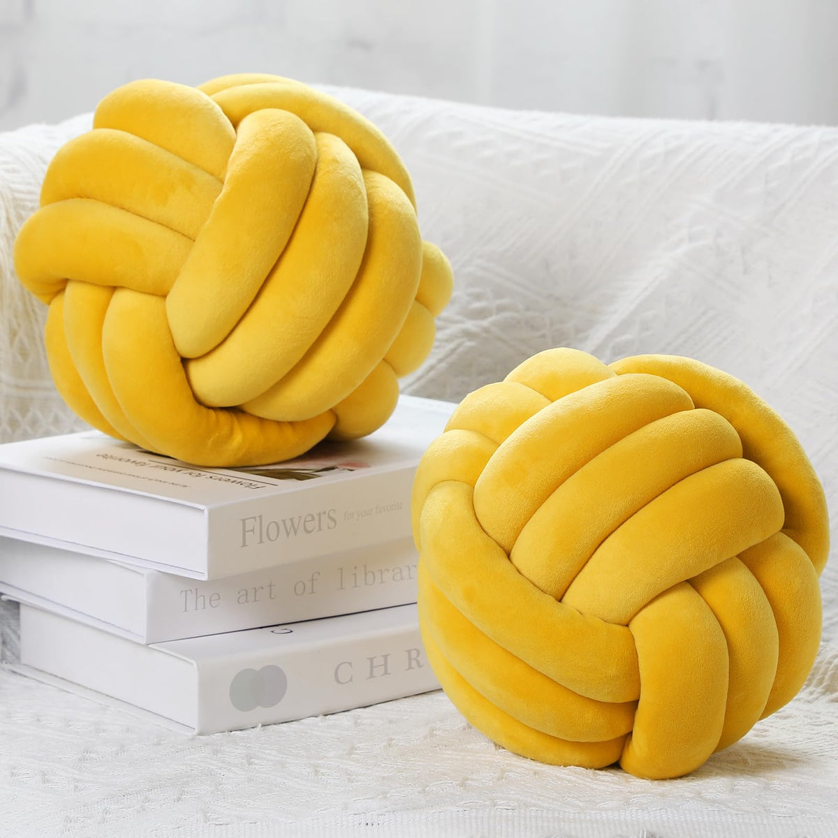 Namalu Decorative Knot Throw Pillows, Set of 2