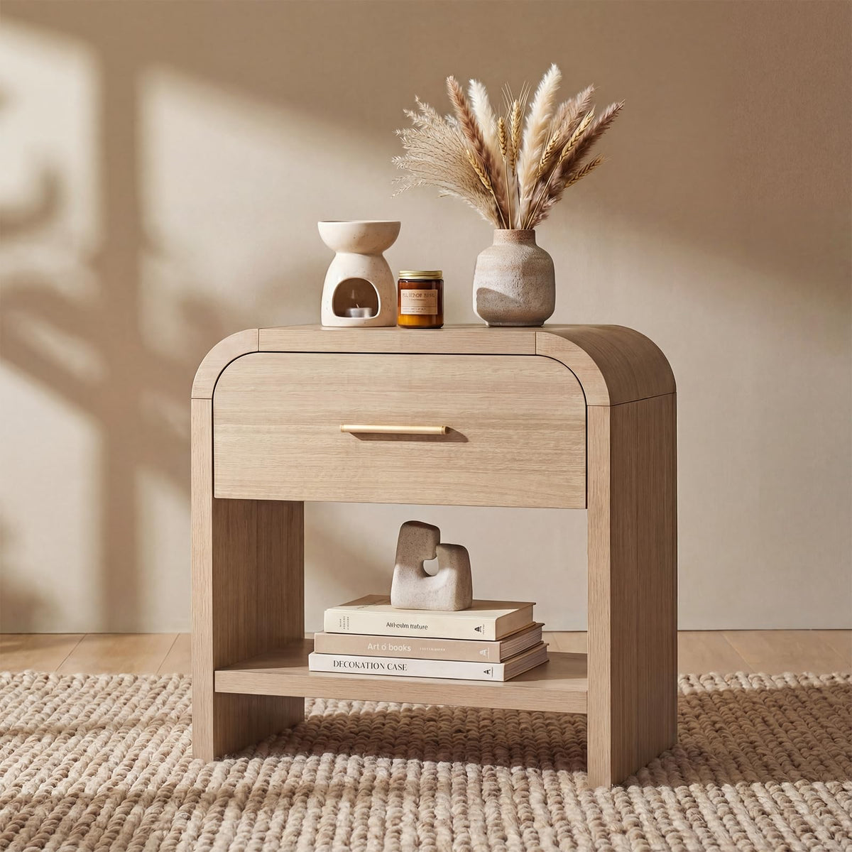 EliteSet Modern Nightstand for Bedroom & Living Room