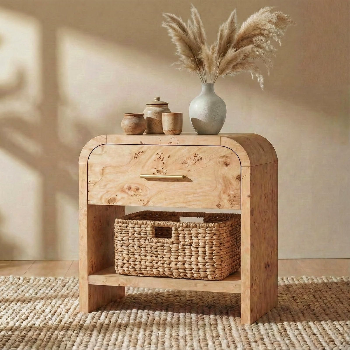 EliteSet Modern Nightstand for Bedroom & Living Room