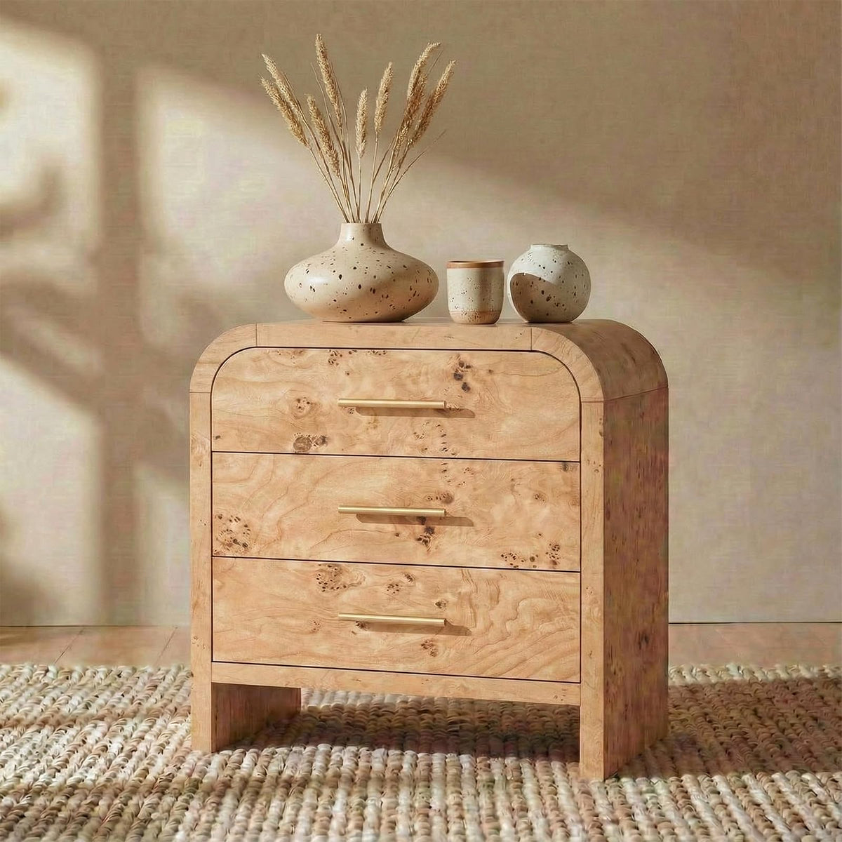 EliteSet Modern Nightstand for Bedroom & Living Room