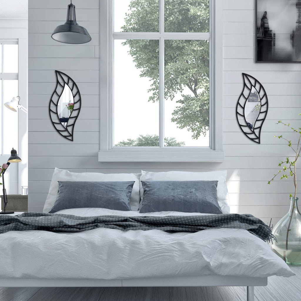 Roowest Decorative Wall Mirror Set for Home Decor, 2 Pieces