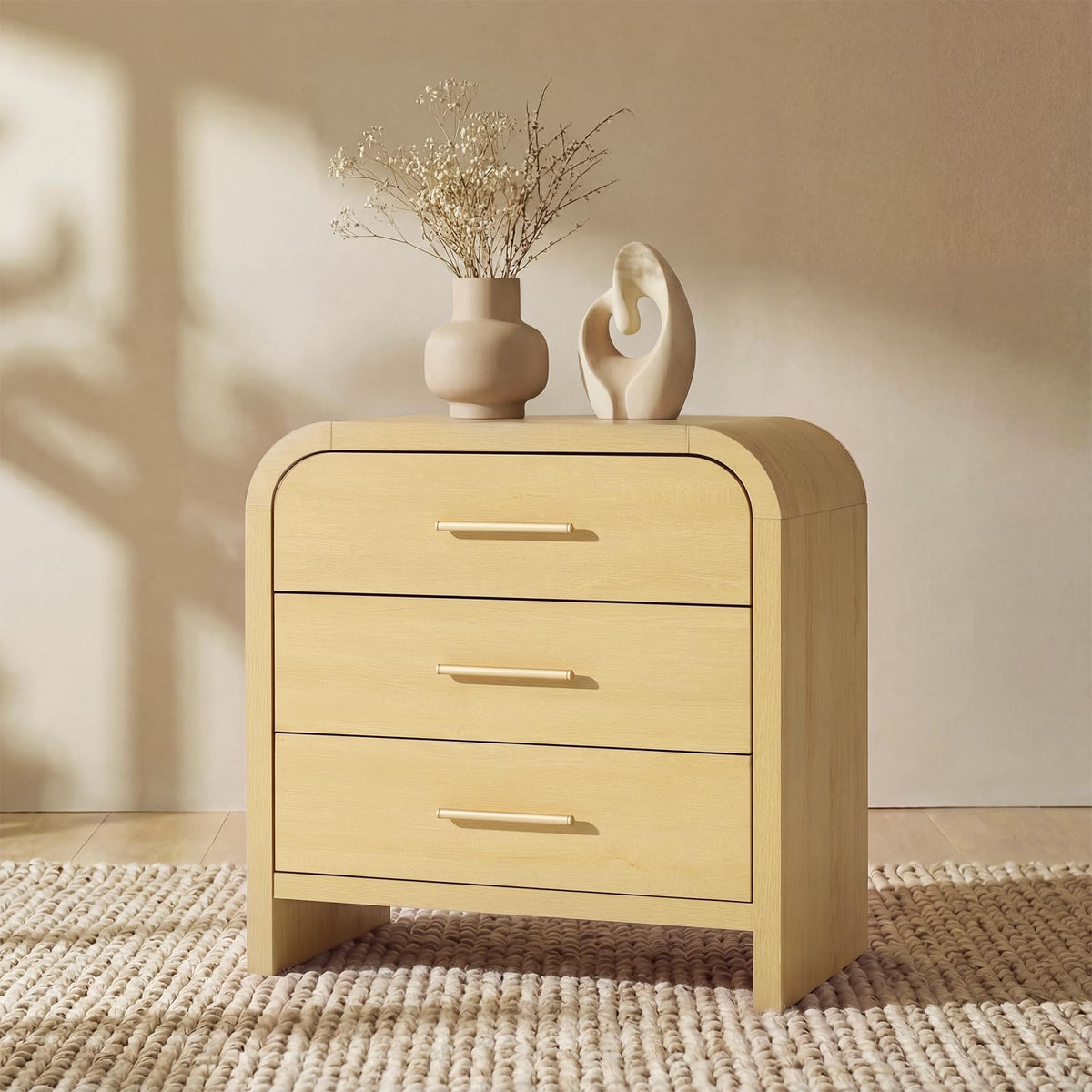 EliteSet Modern Nightstand for Bedroom & Living Room