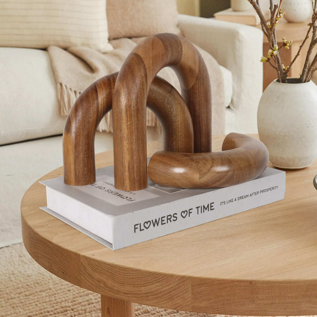 Oakrain Wooden Arch Decorative Accents, Set of 3