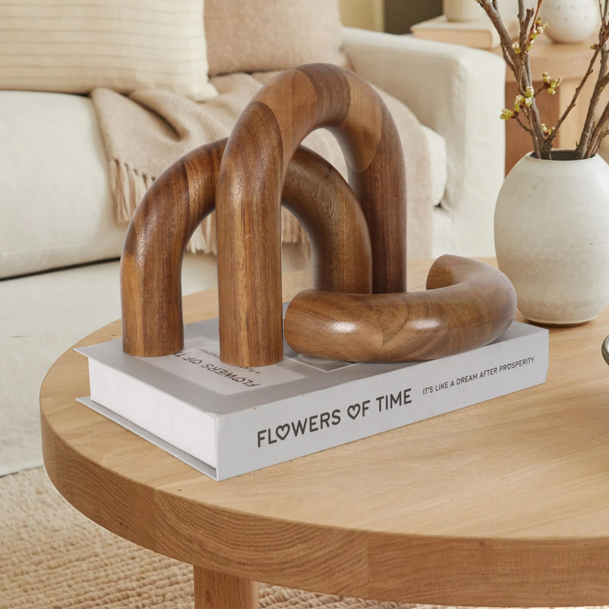 Oakrain Wooden Arch Decorative Accents, Set of 3
