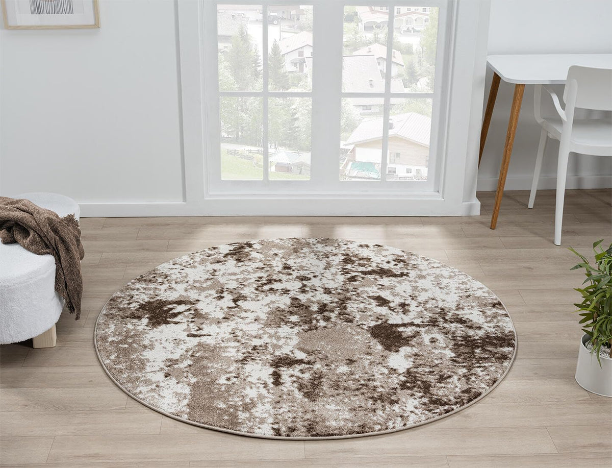 Keen Home Design 8x10 Non-Shedding Abstract Area Rug