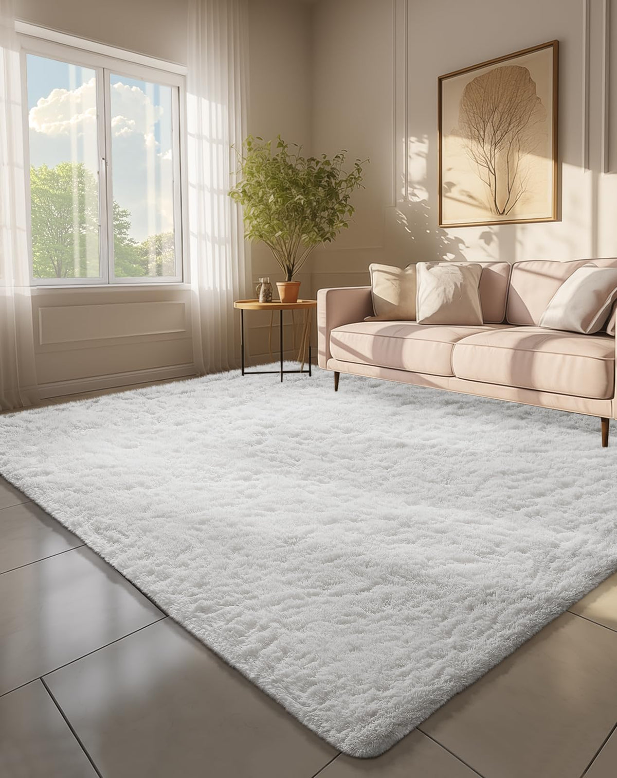 Ophanie Soft Area Rug for Bedroom and Living Room