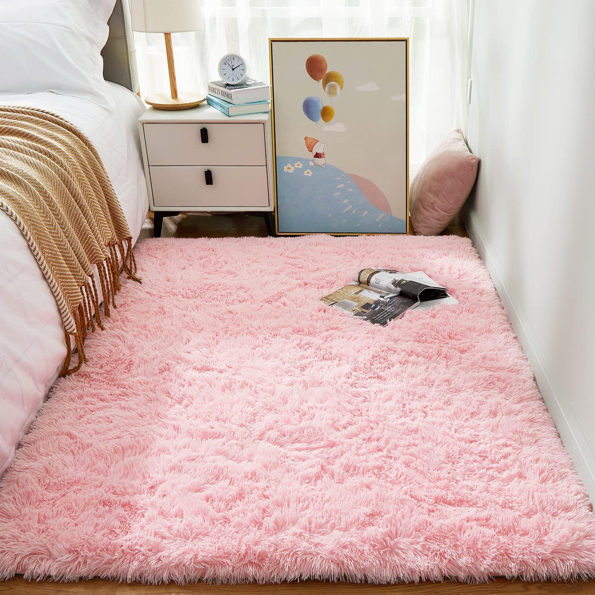 Ophanie Soft Area Rug for Bedroom and Living Room