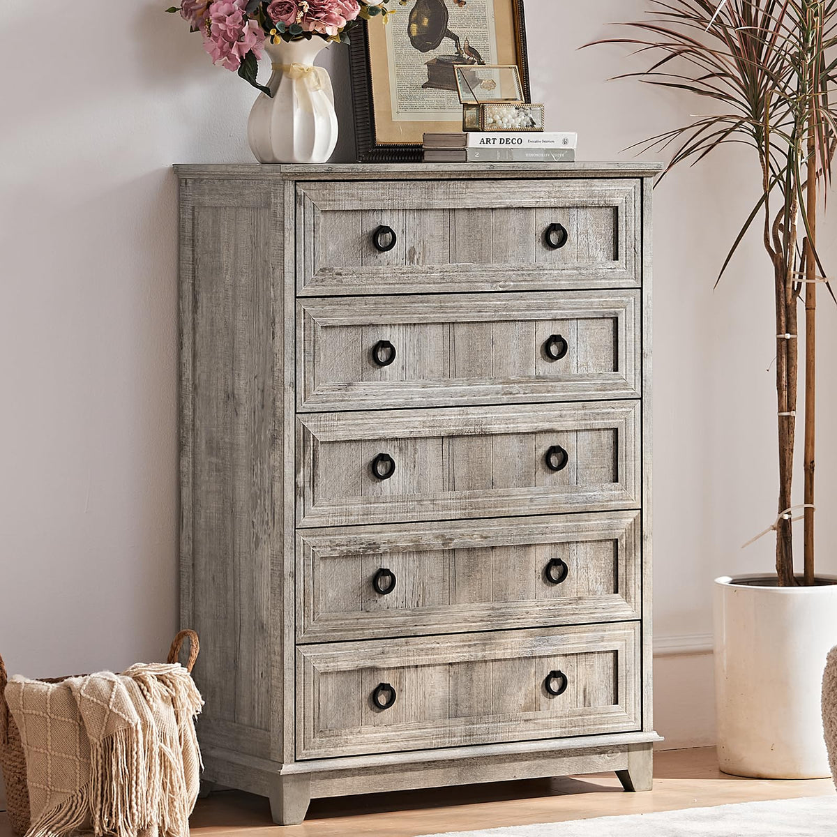 Joaxswe Nightstands with Drawers for Bedroom & Living Room