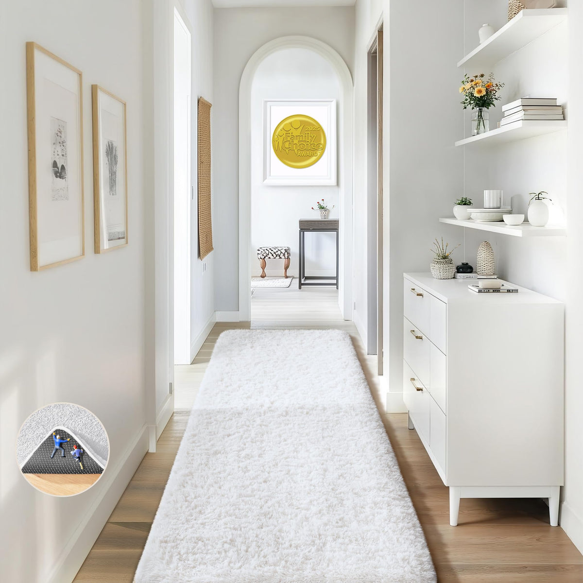 Ophanie Soft Area Rug for Bedroom and Living Room