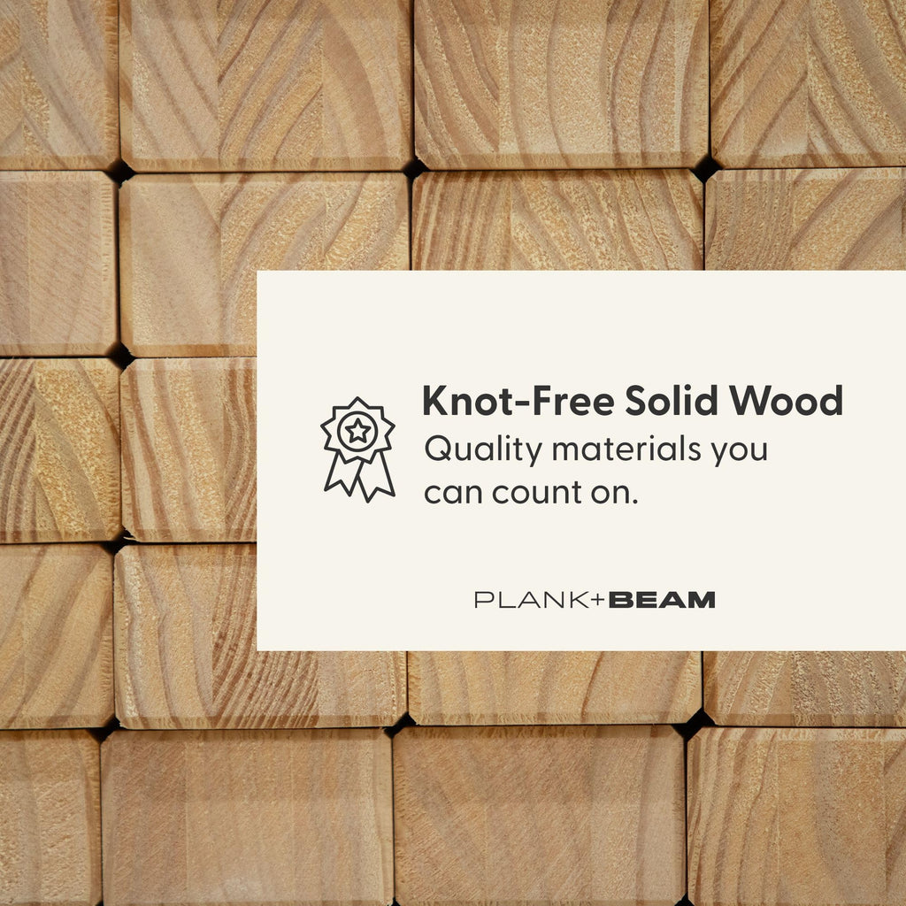 Plank+Beam Solid Wood Console Table for Entryway Decor