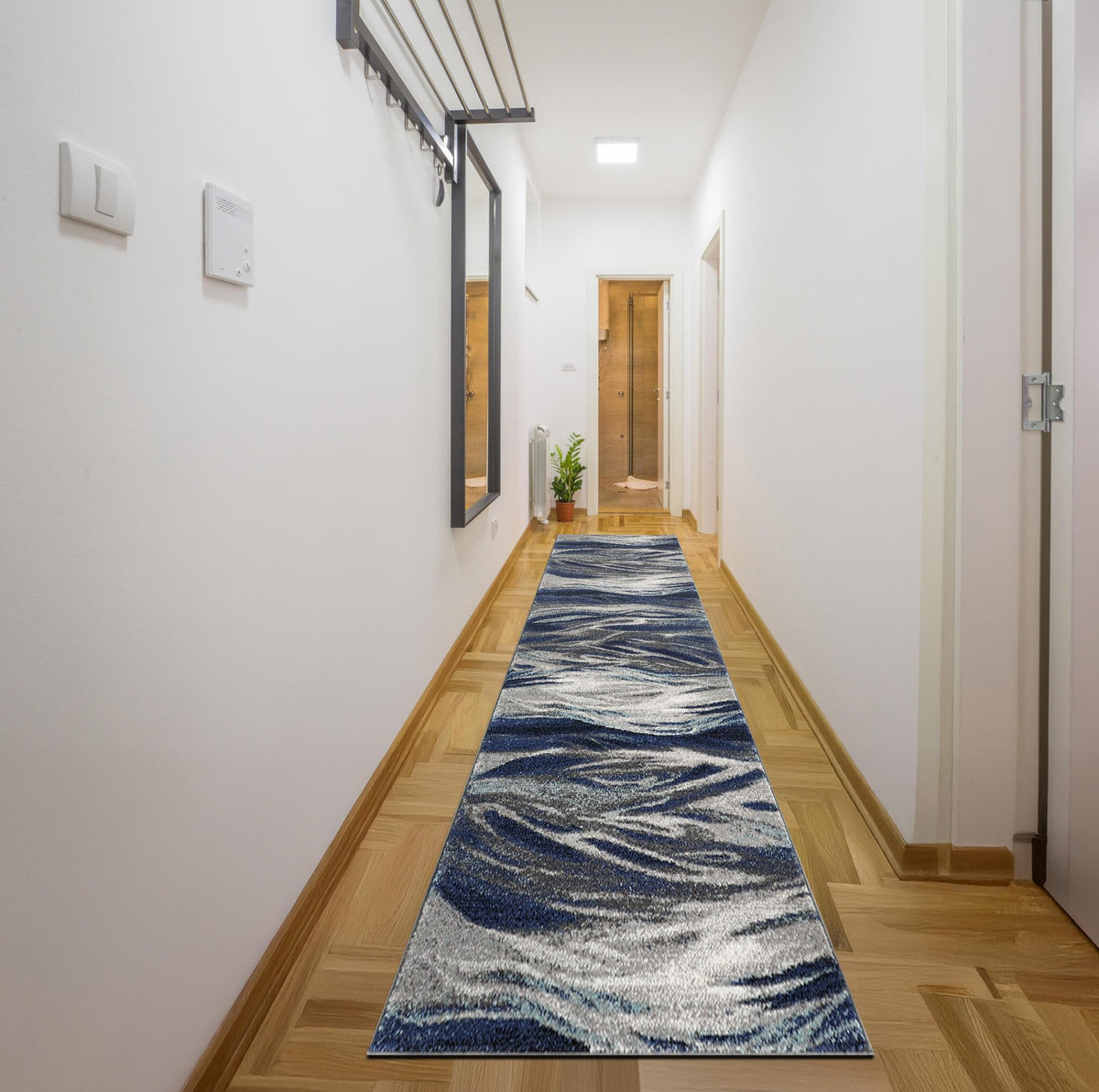 Keen Home Design 8x10 Non-Shedding Abstract Area Rug