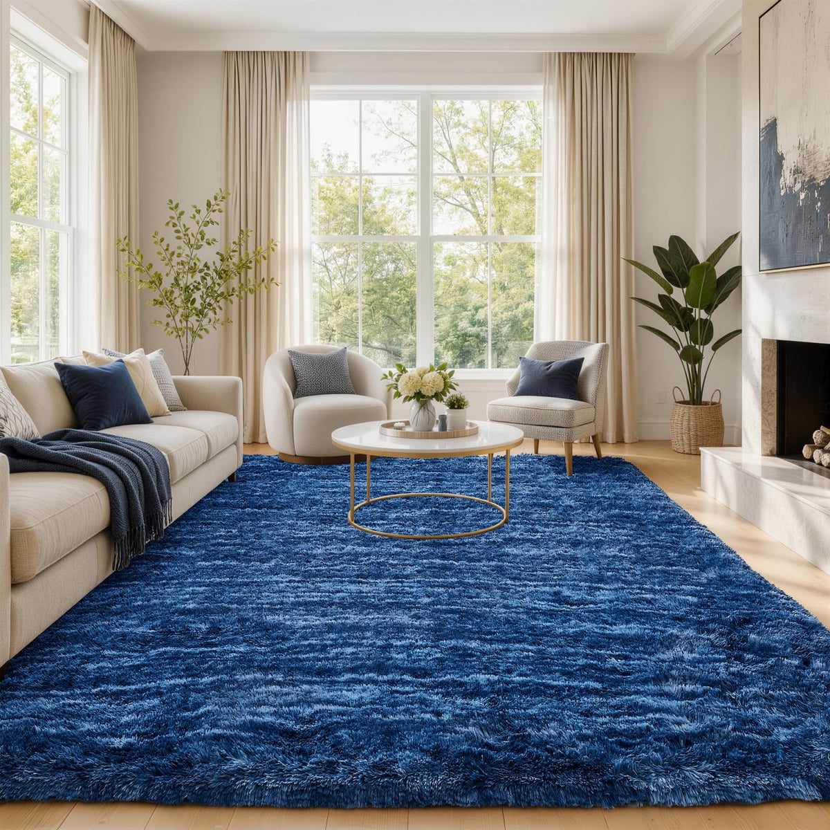 Ophanie Soft Area Rug for Bedroom and Living Room