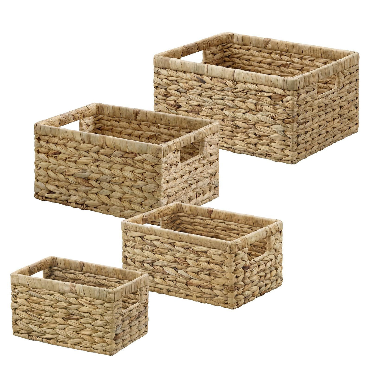 ROOMTEC Wicker Storage Baskets for Home Organization